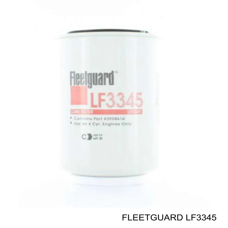 Масляний фільтр двигуна Fleetguard LF3345 ціна, від 14.07 USD