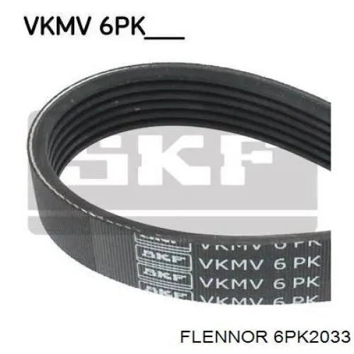 6PK2033 Flennor Поліклиновий ремінь