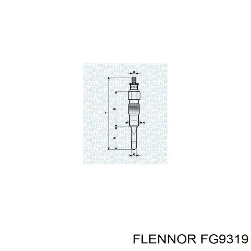Купити FG9319 Flennor Свічка накалу
