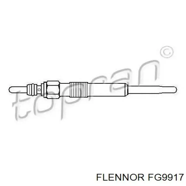 FG9917 Flennor Свічки розжарювання