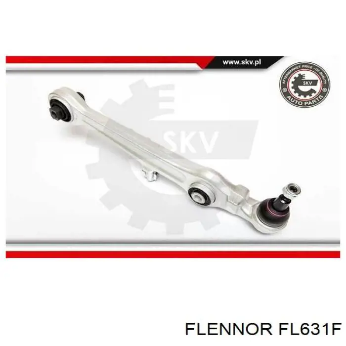 FL631F Flennor важіль передньої підвіски нижній, лівий/правий