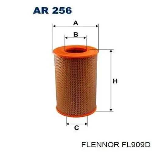 Купити FL909D Flennor Кульова опора, верхня