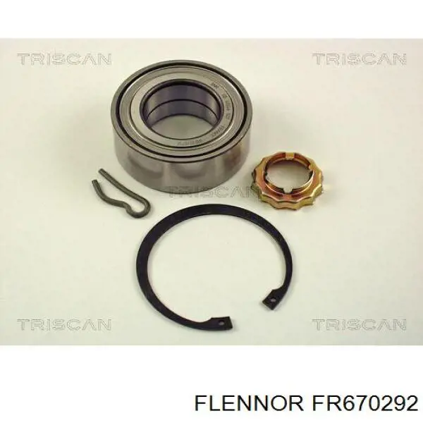 FR670292 Flennor Підшипник маточини передньої