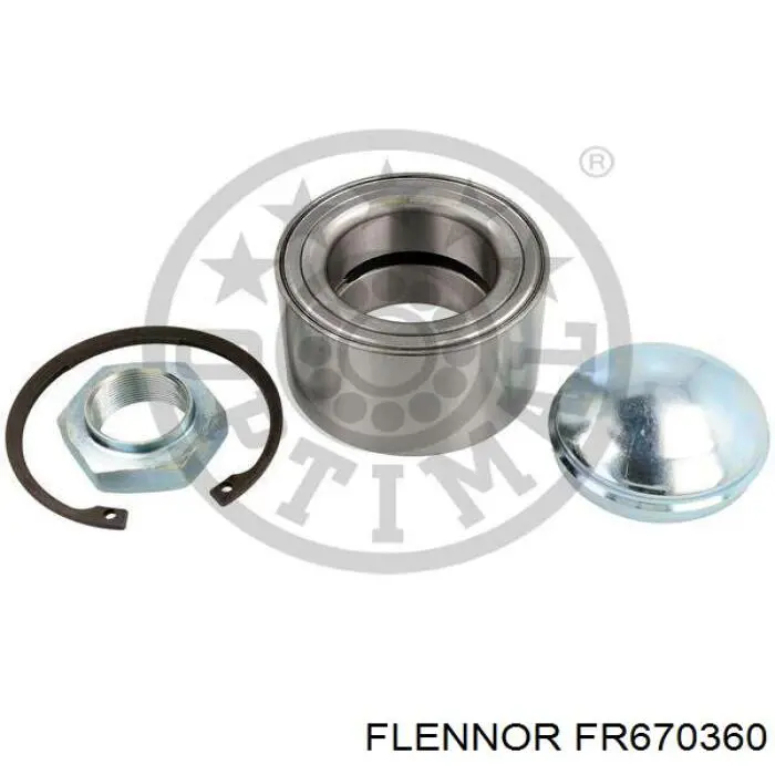 FR670360 Flennor Підшипник маточини передньої
