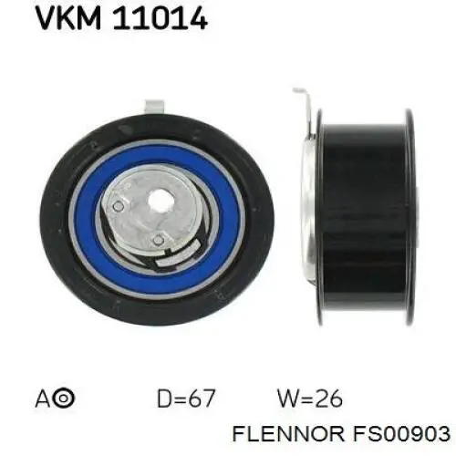 FS00903 Flennor ролик натягувача ременя грм
