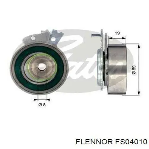 FS04010 Flennor Ролик натягувач