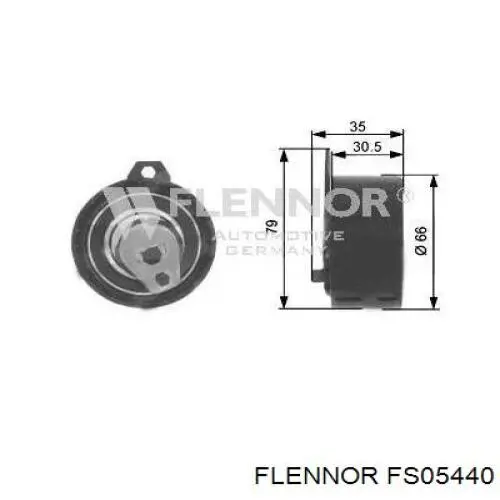 FS05440 Flennor Ролик натягувач