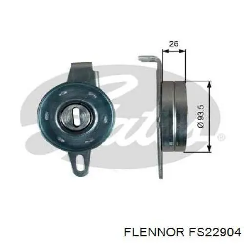 FS22904 Flennor ролик натягувача приводного ременя