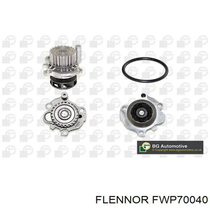 Помпа охолодження Flennor FWP70040 ціна, від 22.35 USD