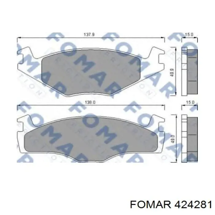 Гальмівні колодки Samko 5SP141 ціна, від 16.69 USD