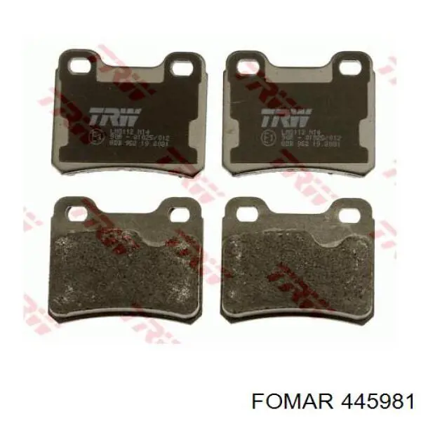 Задні гальмівні колодки LPR LPR05P304 ціна, від 10.53 USD