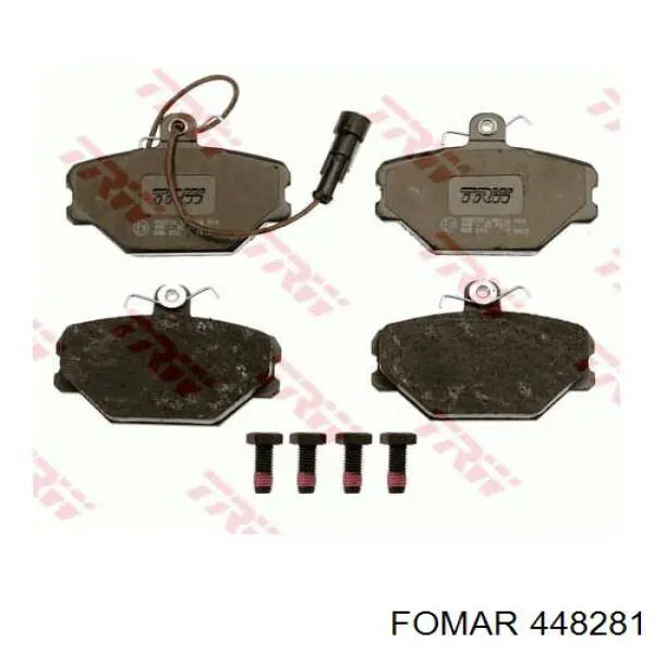 Передні тормозні колодки BDS044 Starline