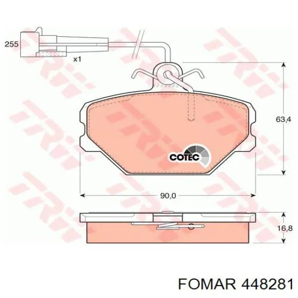 Гальмівні колодки Intelli D482E ціна, від 9.66 USD
