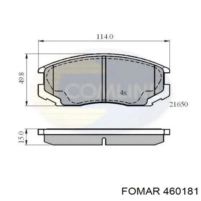 Тормозні колодки VALEO 302289