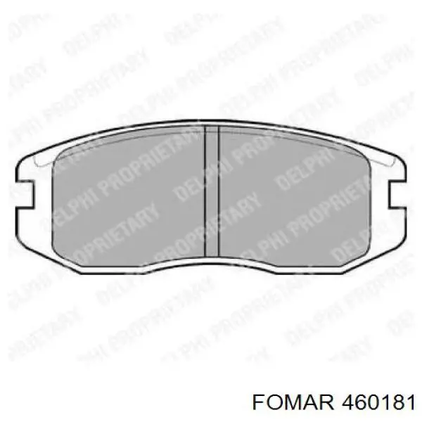 302289 VALEO Передні гальмівні колодки