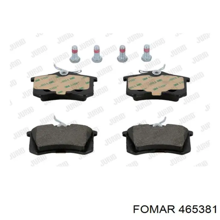 Купити 465381 Fomar Roulunds Задні колодки