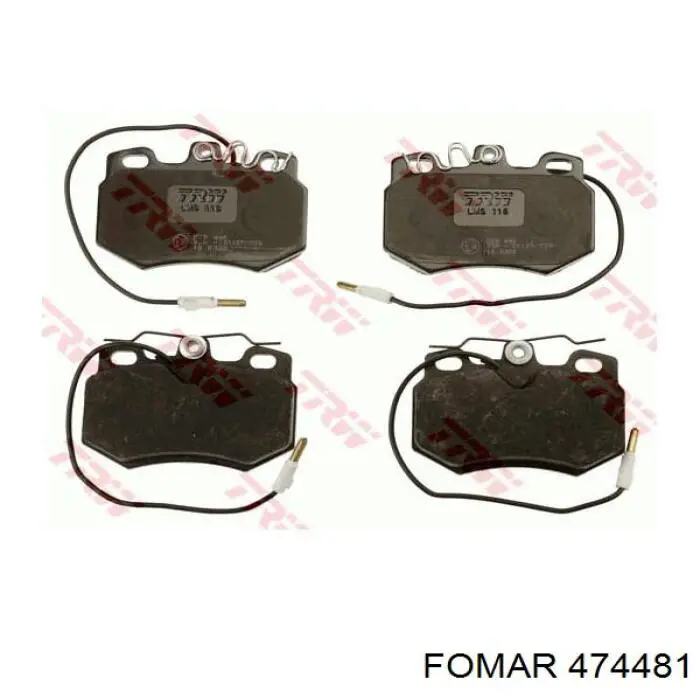 Передні тормозні колодки RD330107PRF Rider