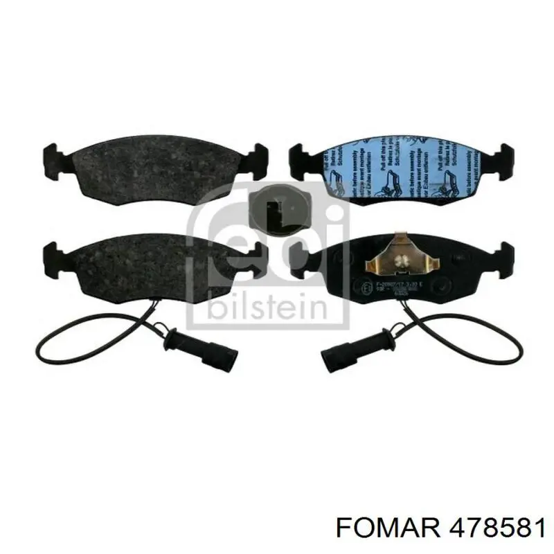 Передні тормозні колодки MKD298 Friction Master