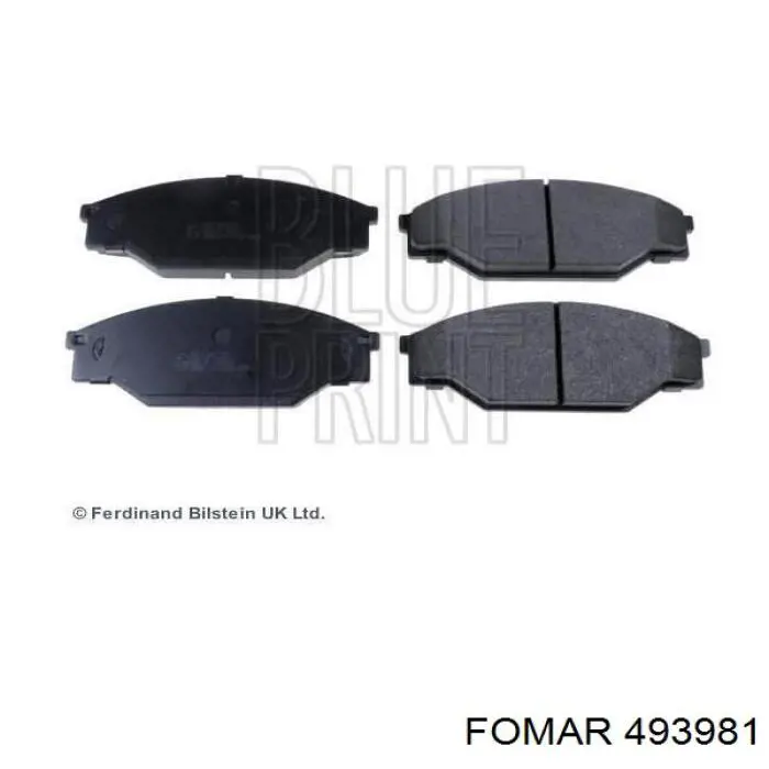Гальмівні колодки Fomar Roulunds 493981 ціна, від 18.11 USD