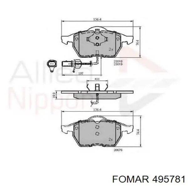 Купити 571512B Jurid/Bendix Колодки гальмівні передні, дискові
