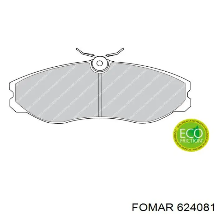 KD1411 Asimco Передні гальмівні колодки