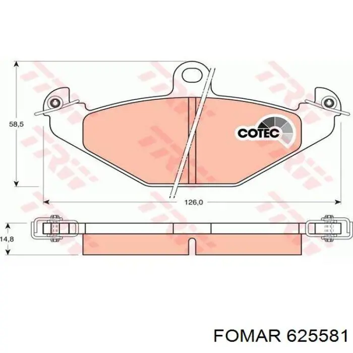 Купити 986461148 Bosch Задні колодки