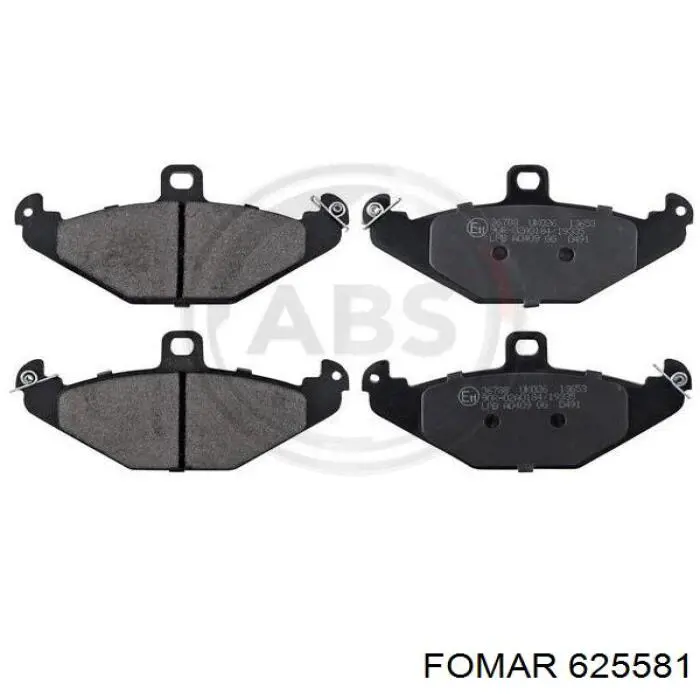 Задні гальмівні колодки 986461148 Bosch