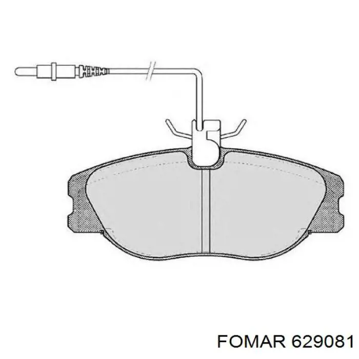 190896 Maxgear Передні гальмівні колодки