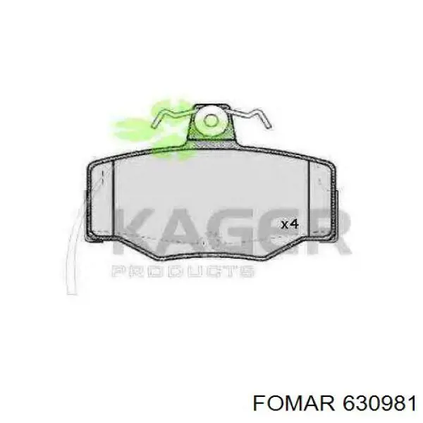 Купити 322221 Daco Задні колодки