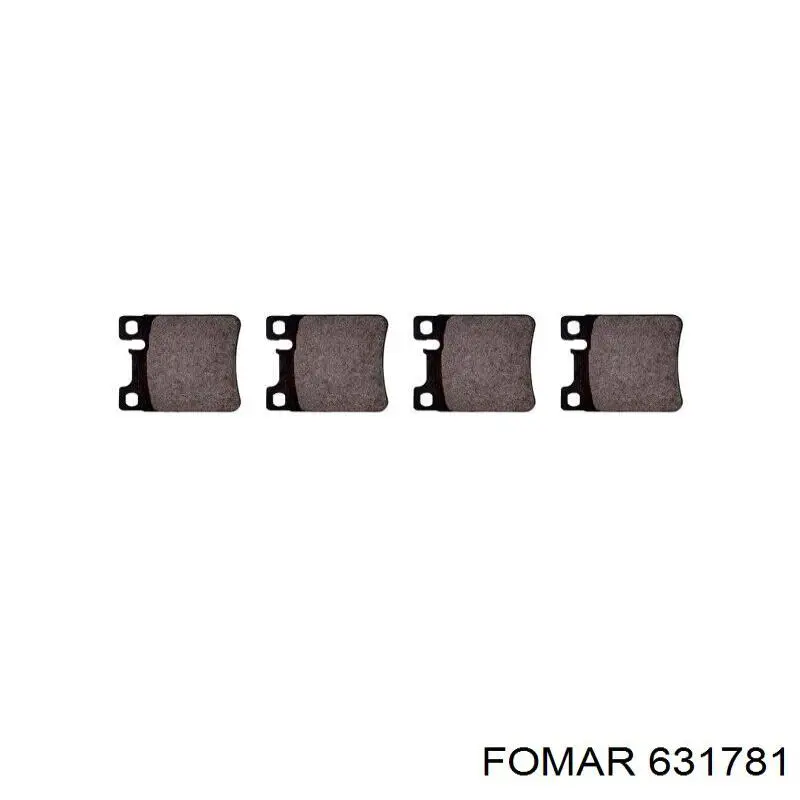 Купити A002420162005 Mercedes Задні колодки
