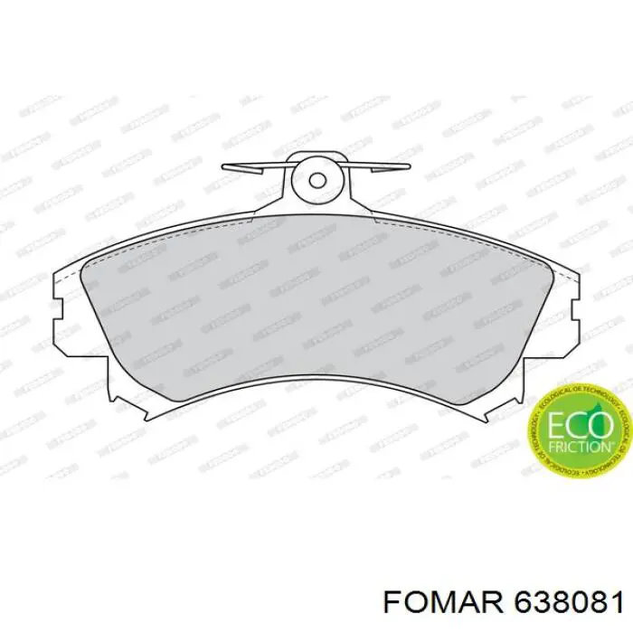TX1152 Tomex Передні гальмівні колодки