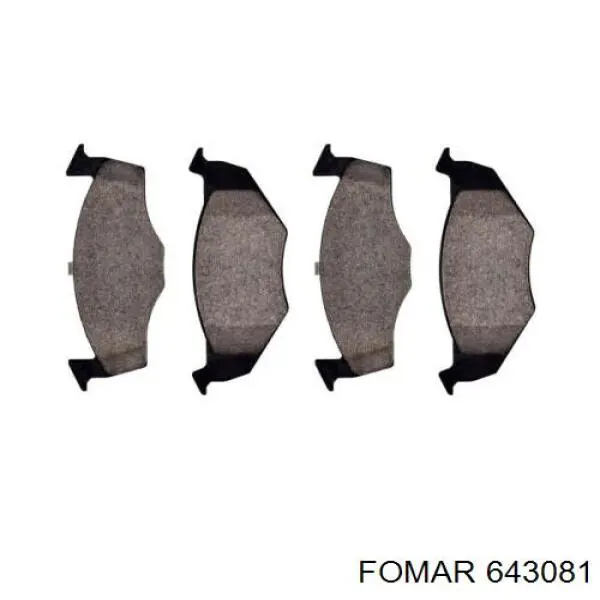 Гальмівні колодки Fomar Roulunds 643081 ціна, від 19.46 USD