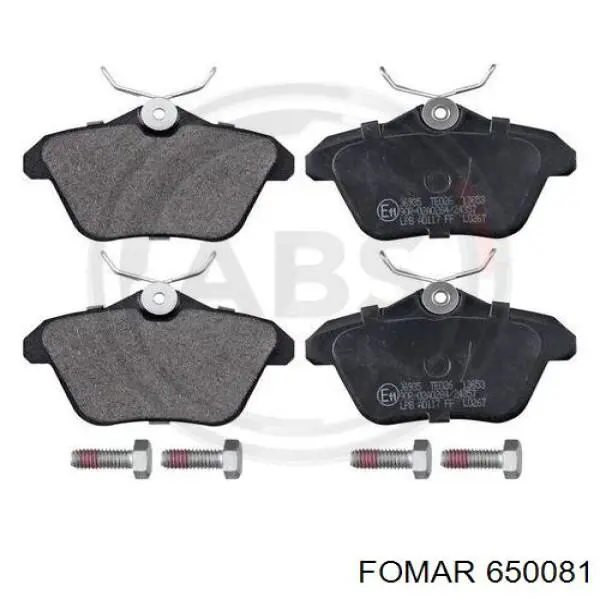 Задні гальмівні колодки 986494020 Bosch