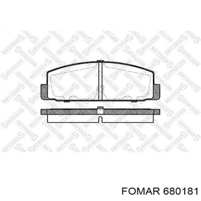 Задні гальмівні колодки Asam 74619 ціна, від 15.02 USD