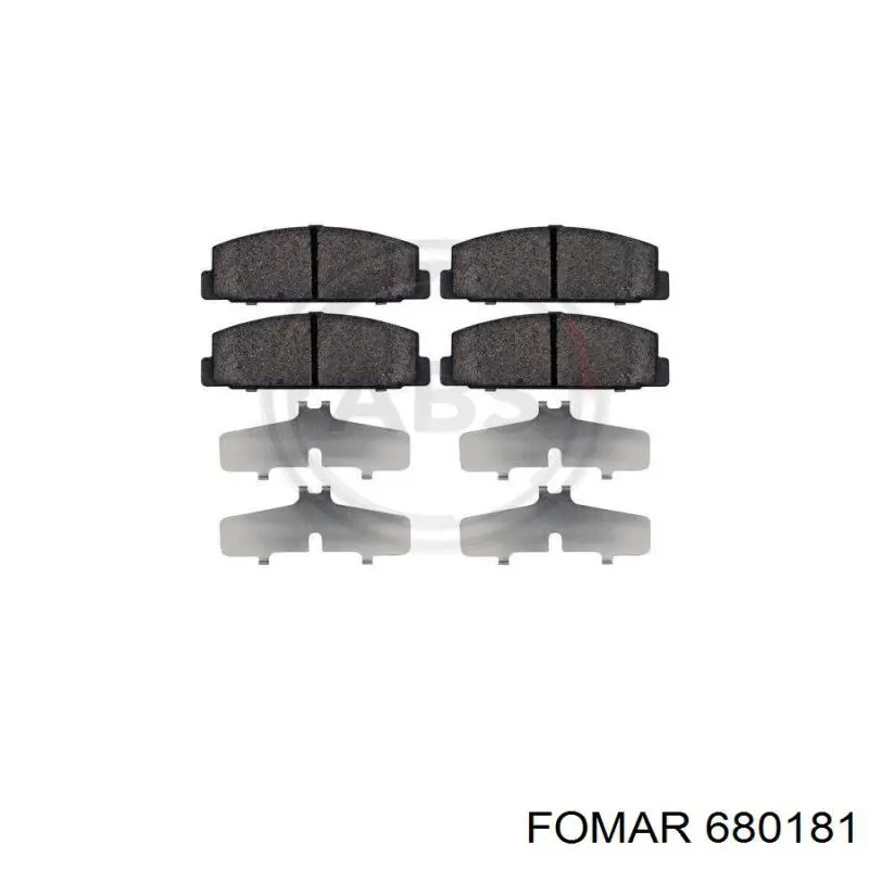 Задні дискові колодки Asam 74619