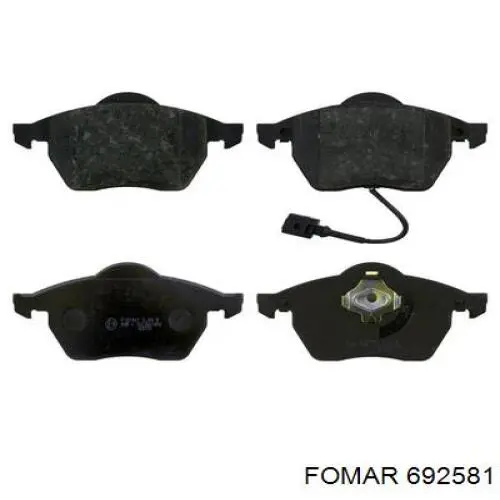 Гальмівні колодки Fomar Roulunds 692581 ціна, від 25.45 USD