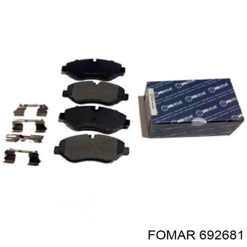 Гальмівні колодки Fomar Roulunds 692681 ціна, від 20.58 USD