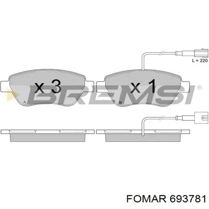 Гальмівні колодки Rider RD23705STD ціна, від 16.91 USD