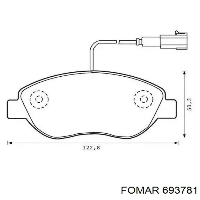 Гальмівні колодки Fiat/Alfa/Lancia 0077365651 ціна, від 17.82 USD