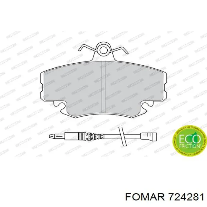 7701203797 Renault (RVI) Передні гальмівні колодки
