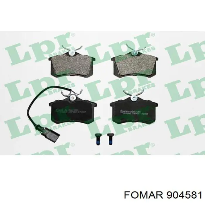 Задні гальмівні колодки RM0127 Goodrem