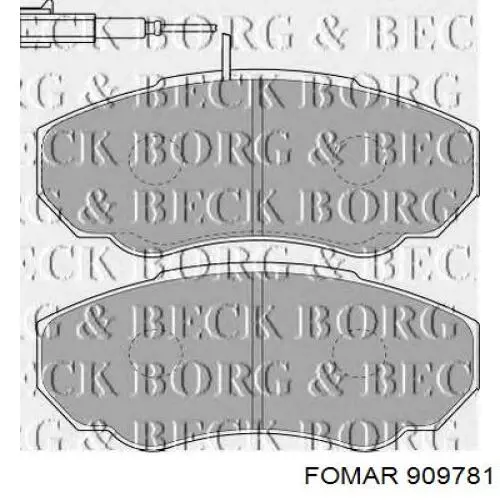 Гальмівні колодки Peugeot/Citroen 9949516 ціна, від 18.95 USD