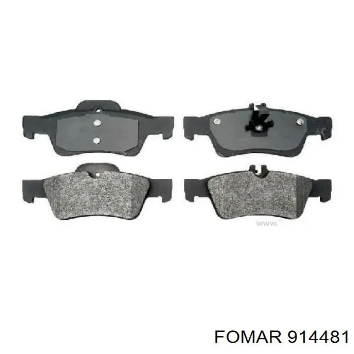 Задні гальмівні колодки Fomar Roulunds 914481 ціна, від 29.89 USD