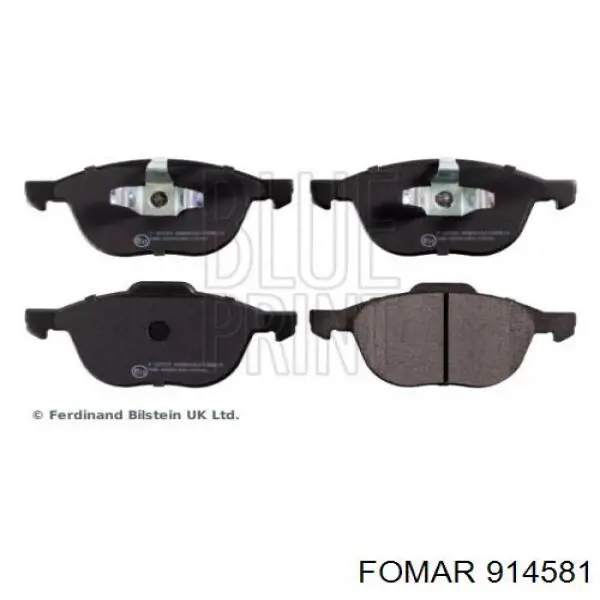 Купити 914581 Fomar Roulunds Колодки гальмівні передні, дискові