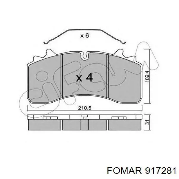 PA2002 Brembo Колодки гальмівні задні, дискові