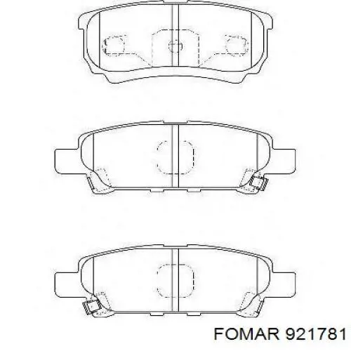Задні гальмівні колодки Ford 1454476 ціна, від 18.91 USD