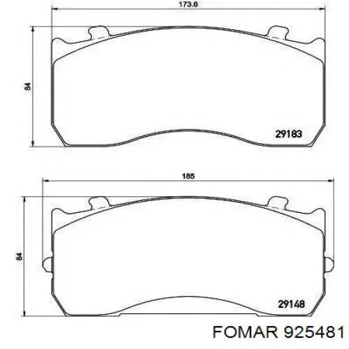 Купити ST29115PRO Rider Колодки гальмівні передні, дискові