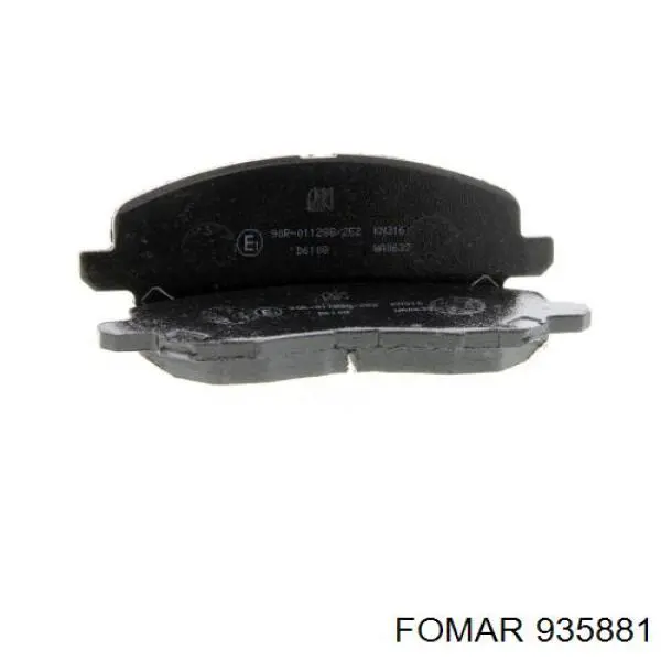 Гальмівні колодки Fomar Roulunds 935881 ціна, від 24.07 USD