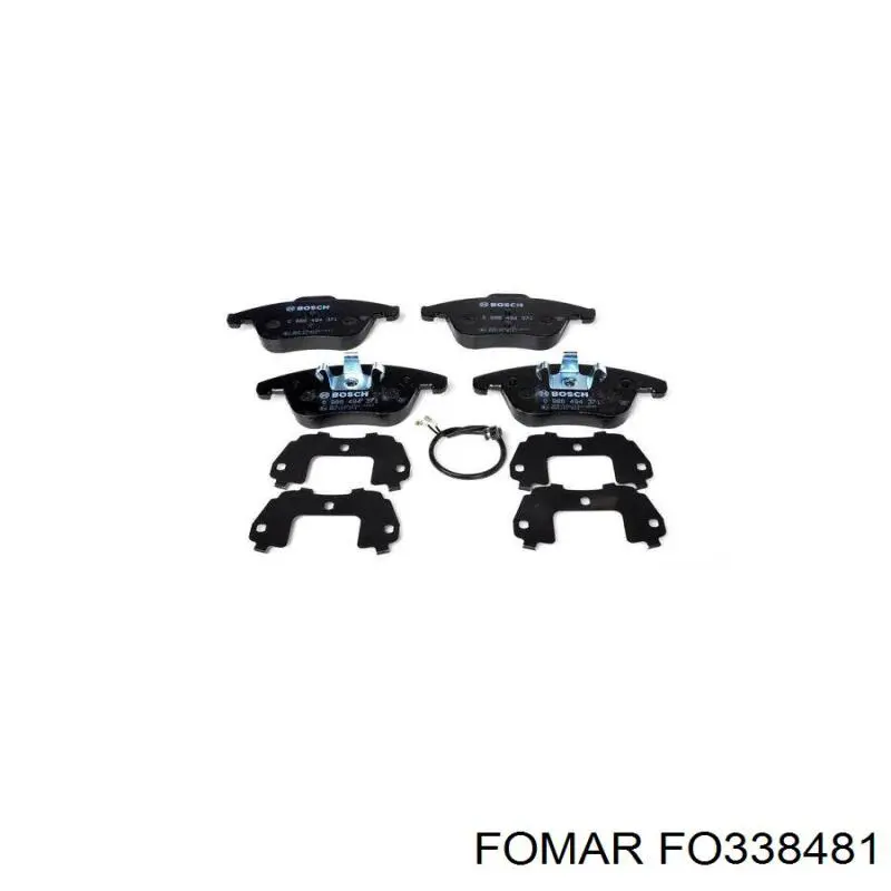 Гальмівні колодки Fomar Roulunds FO338481 ціна, від 41.32 USD
