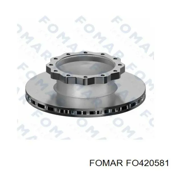 Задні гальмівні колодки 420581 Fomar Roulunds